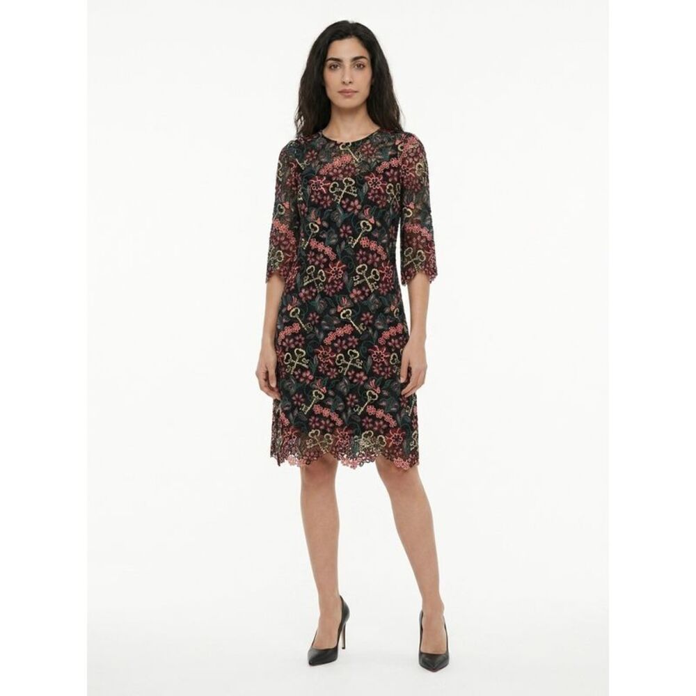Dolce & Gabbana Multicolor Cotton Pattern Women's Dress
